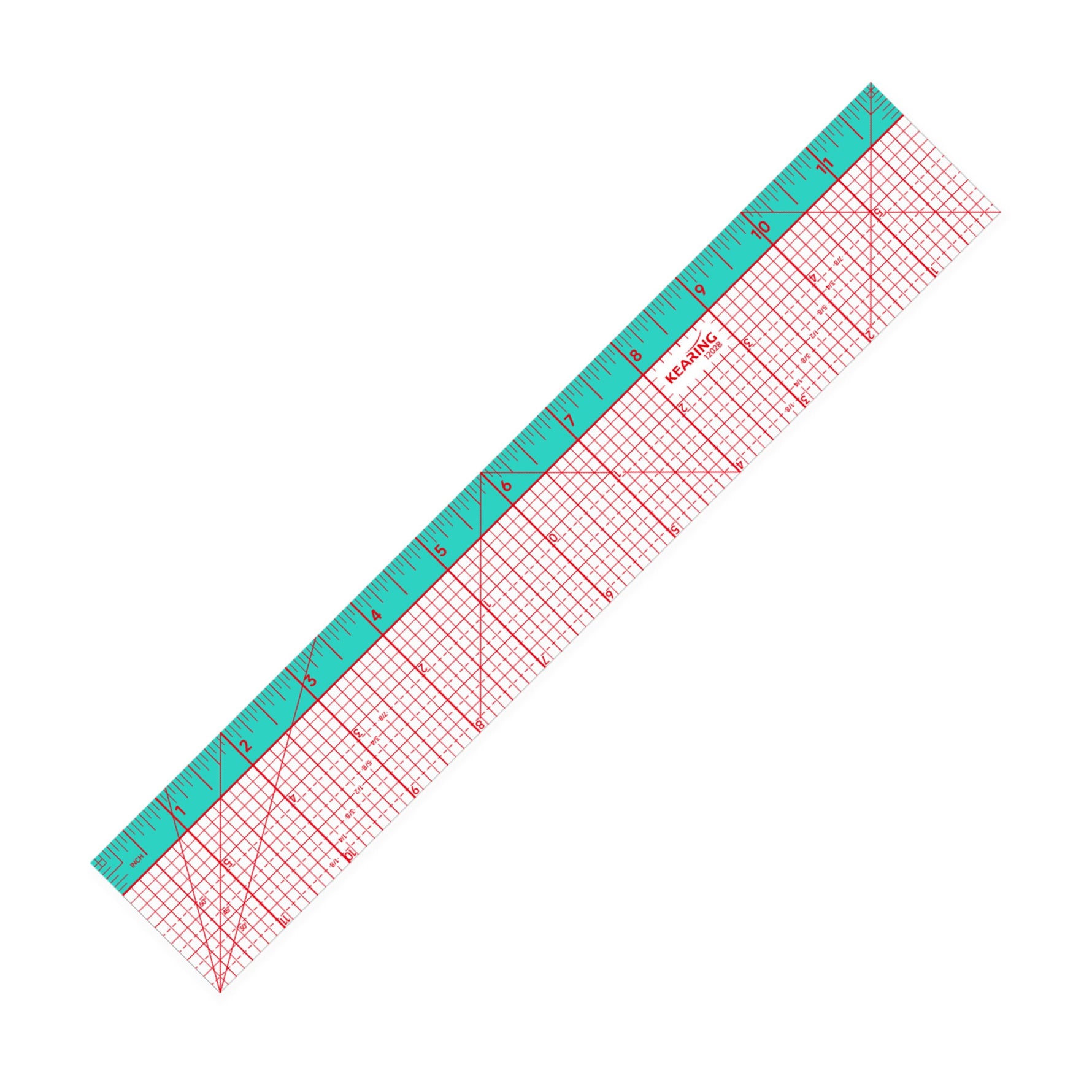 Dual-Color Pattern Grading Rulers 2in x 12in