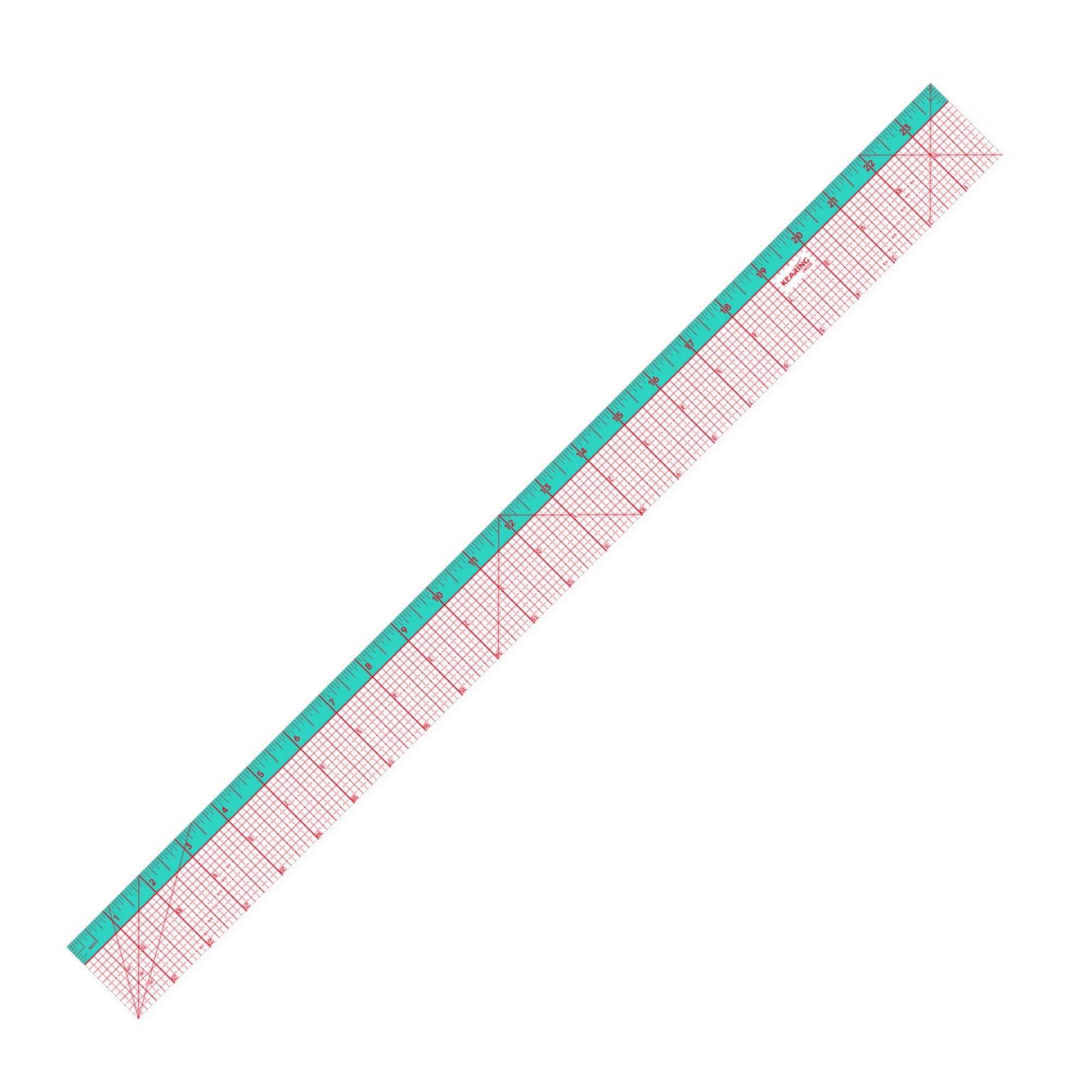Dual-Color Pattern Grading Rulers 2in x 24in
