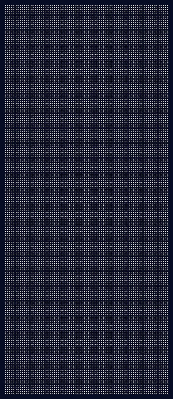 Wagara Sashiko Panel Grid Blue