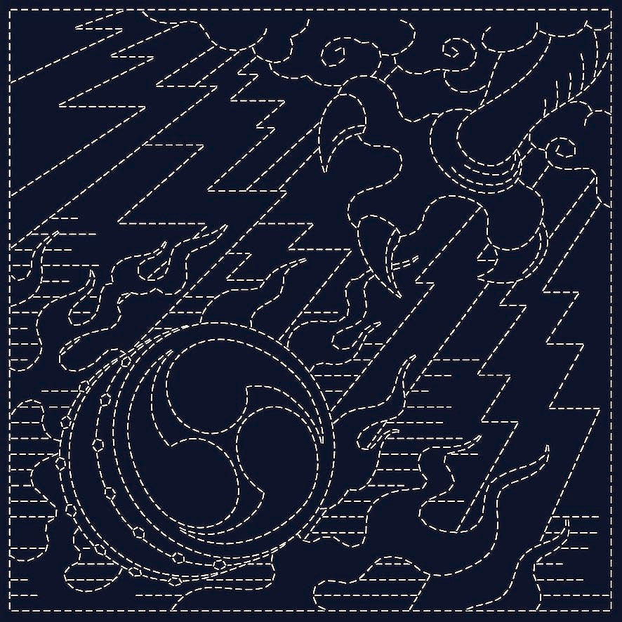 Sashiko Cloth Koi-Koi - Oni-Fuda