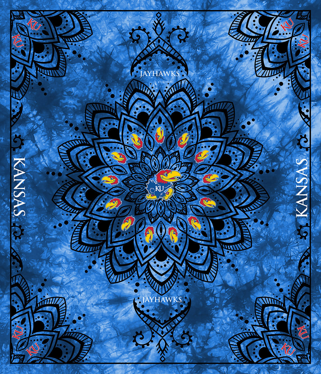 Kansas Collegiate Tapestry-48in x 56in