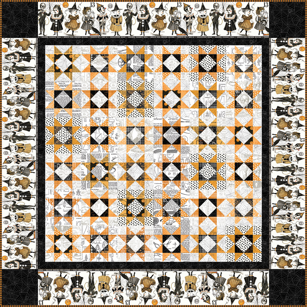 Costume Maker's Act II Sawtooth Scene Quilt Kit