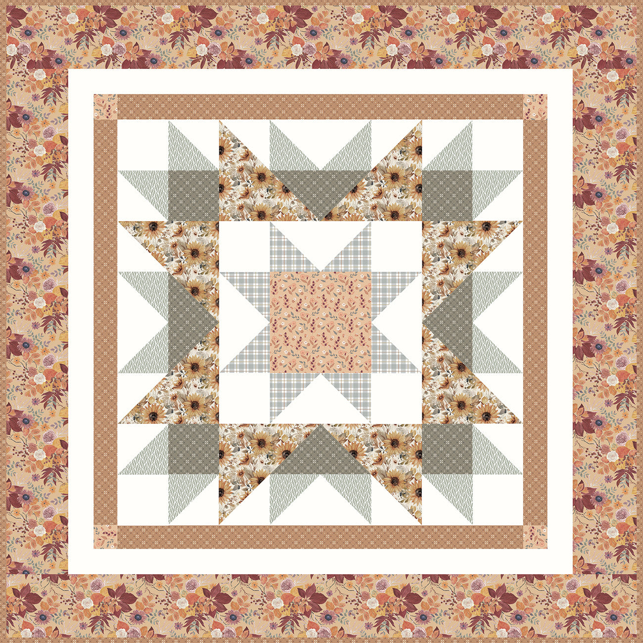 Evening on the Prairie Evening Star Table Topper Kit