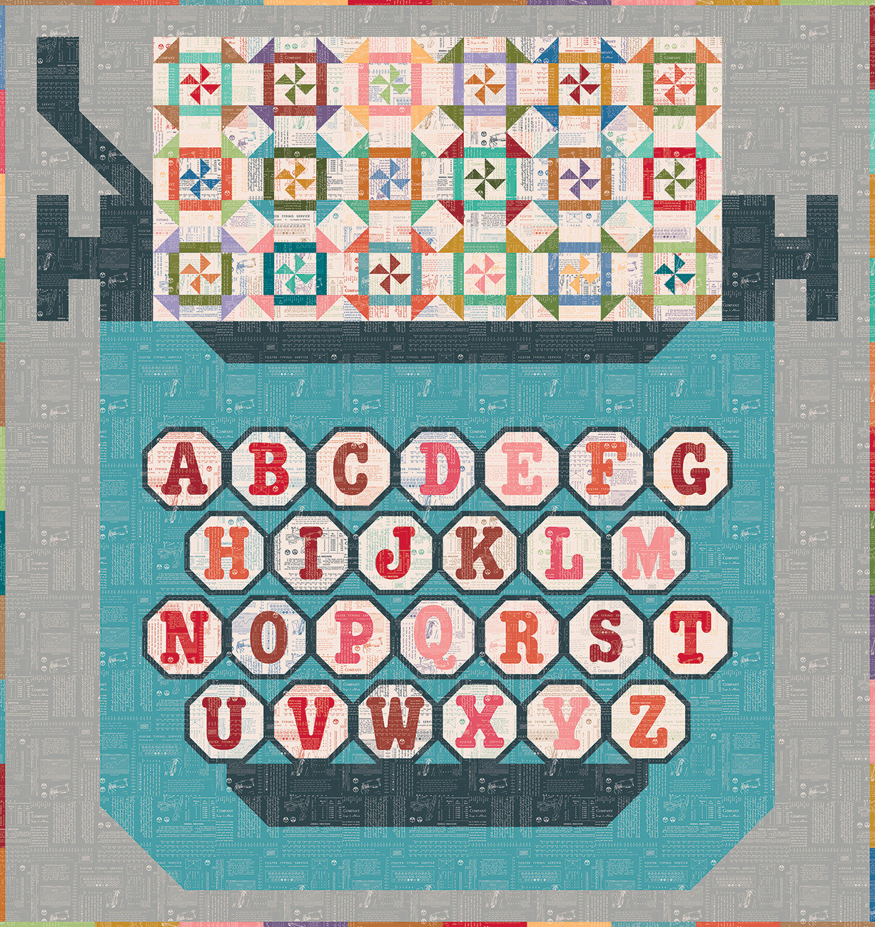 TYPE/ography Just My Type Quilt Kit