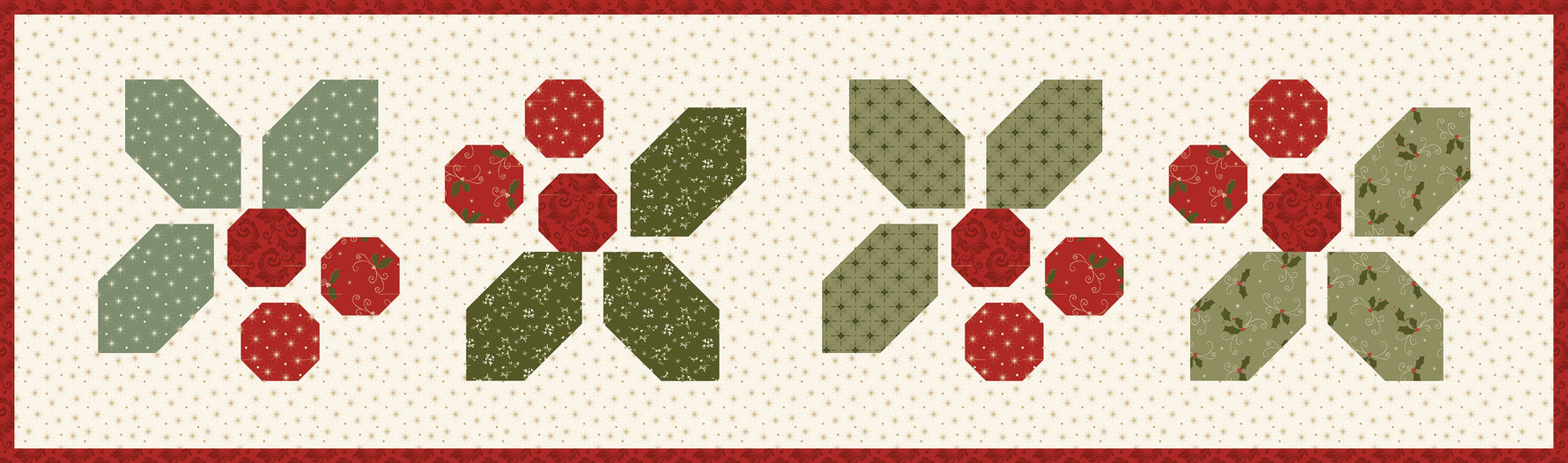 Christmas Greetings Holly-Day Cheer Runner Kit