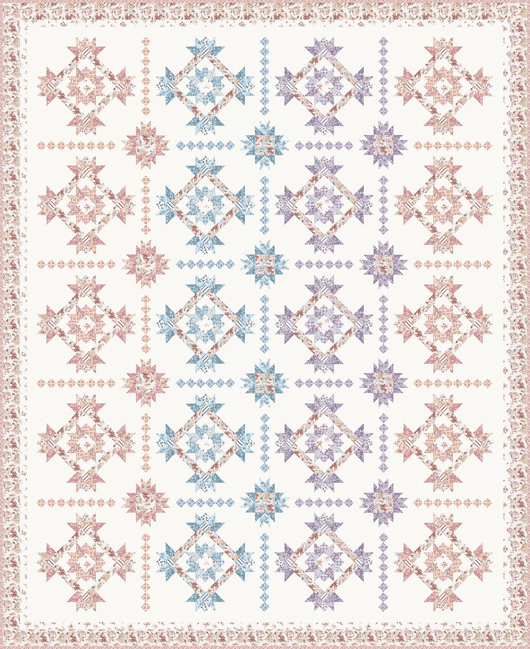 Daybreak on the Prairie Wildflower Fields Quilt Kit