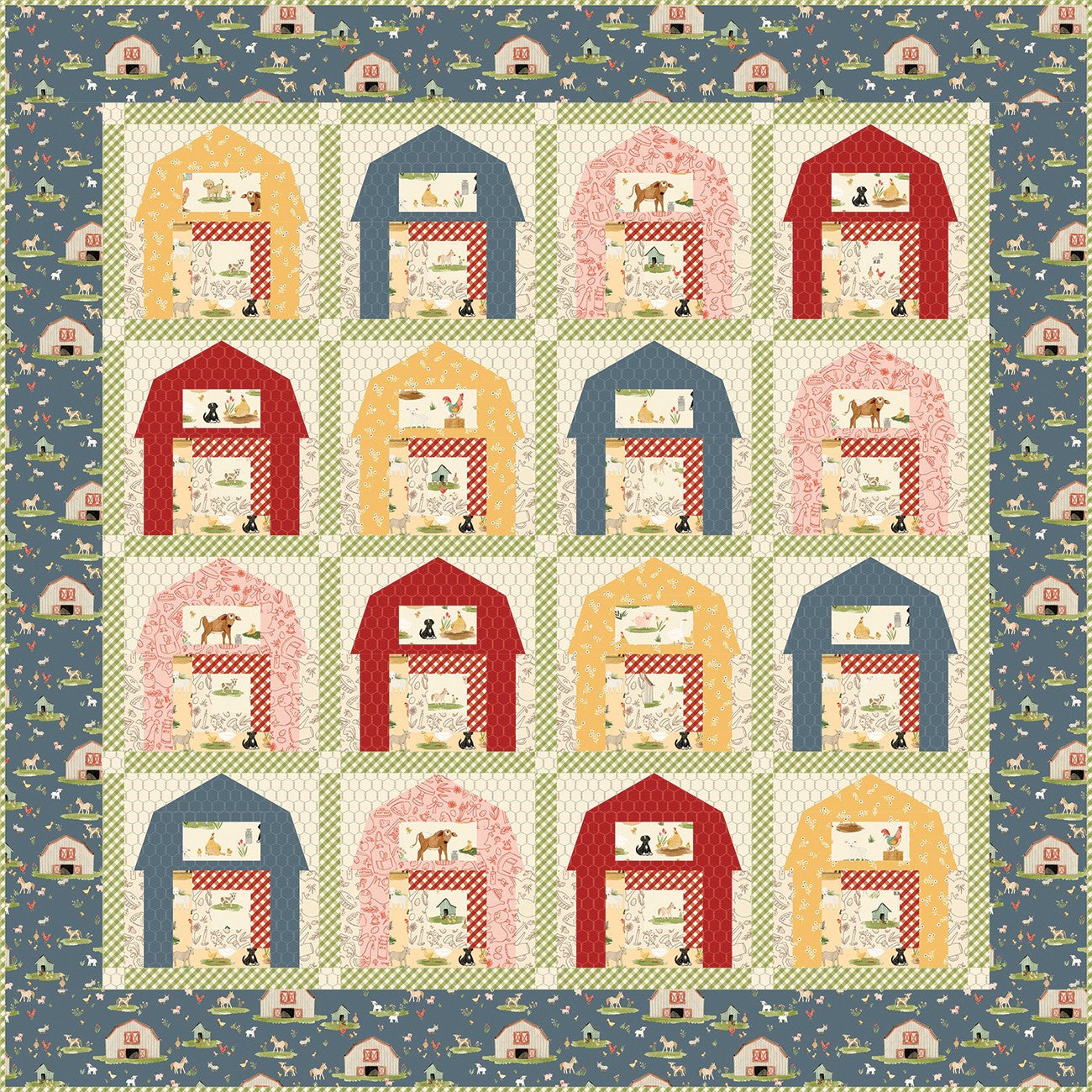 I Spy Farm Quilt Kit - Lil' Farm Friends