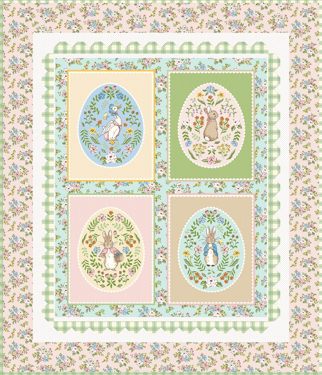 Peter Rabbit Spring Panel Quilt Kit