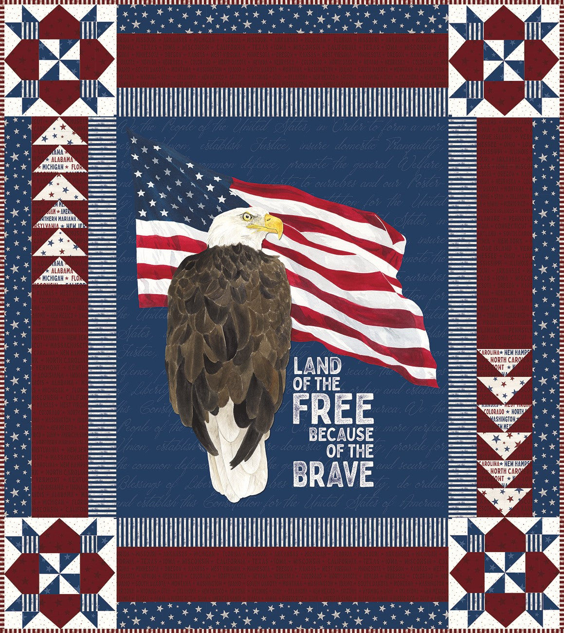 Land of the Free Panel Quilt Kit