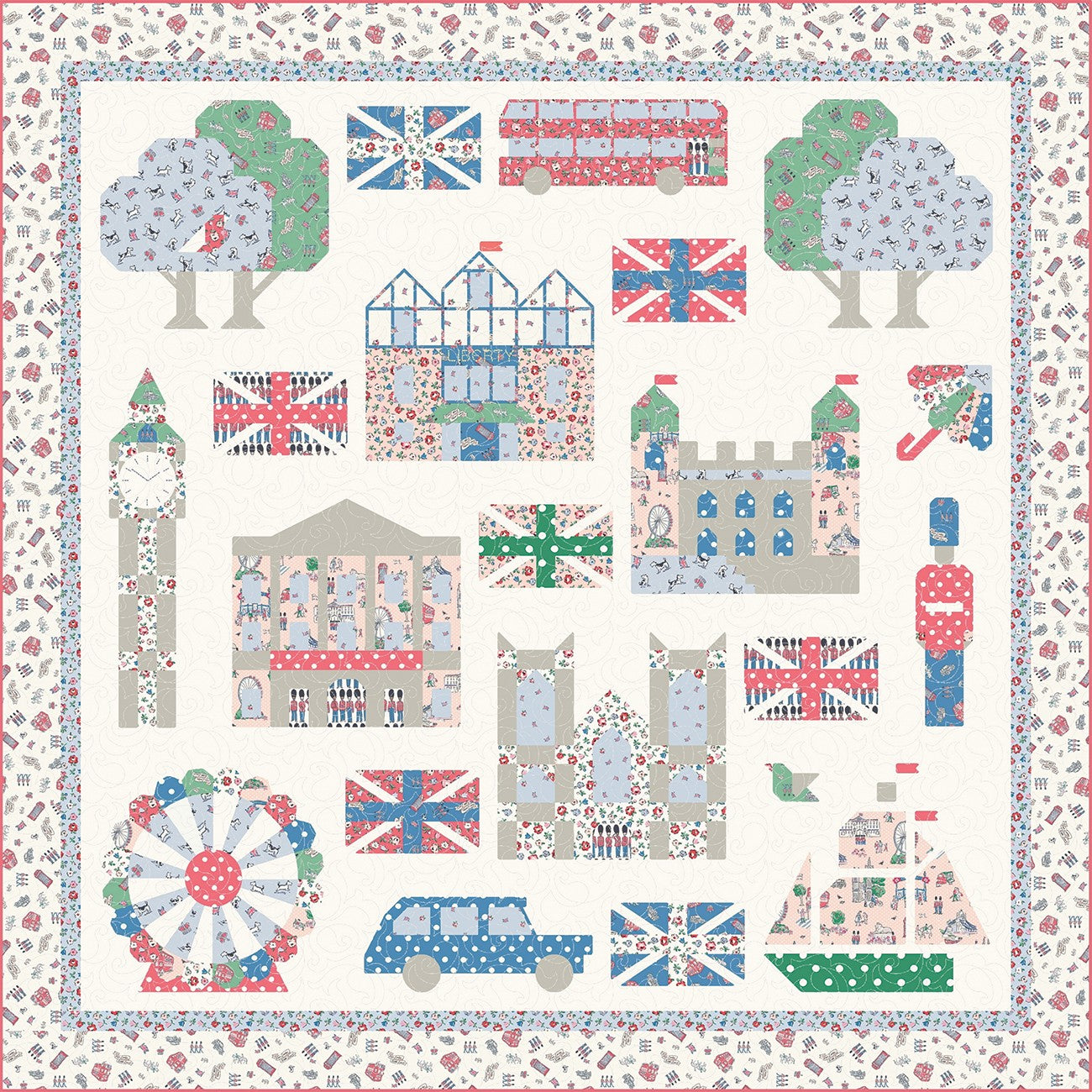 London Town Sampler Quilt Kit