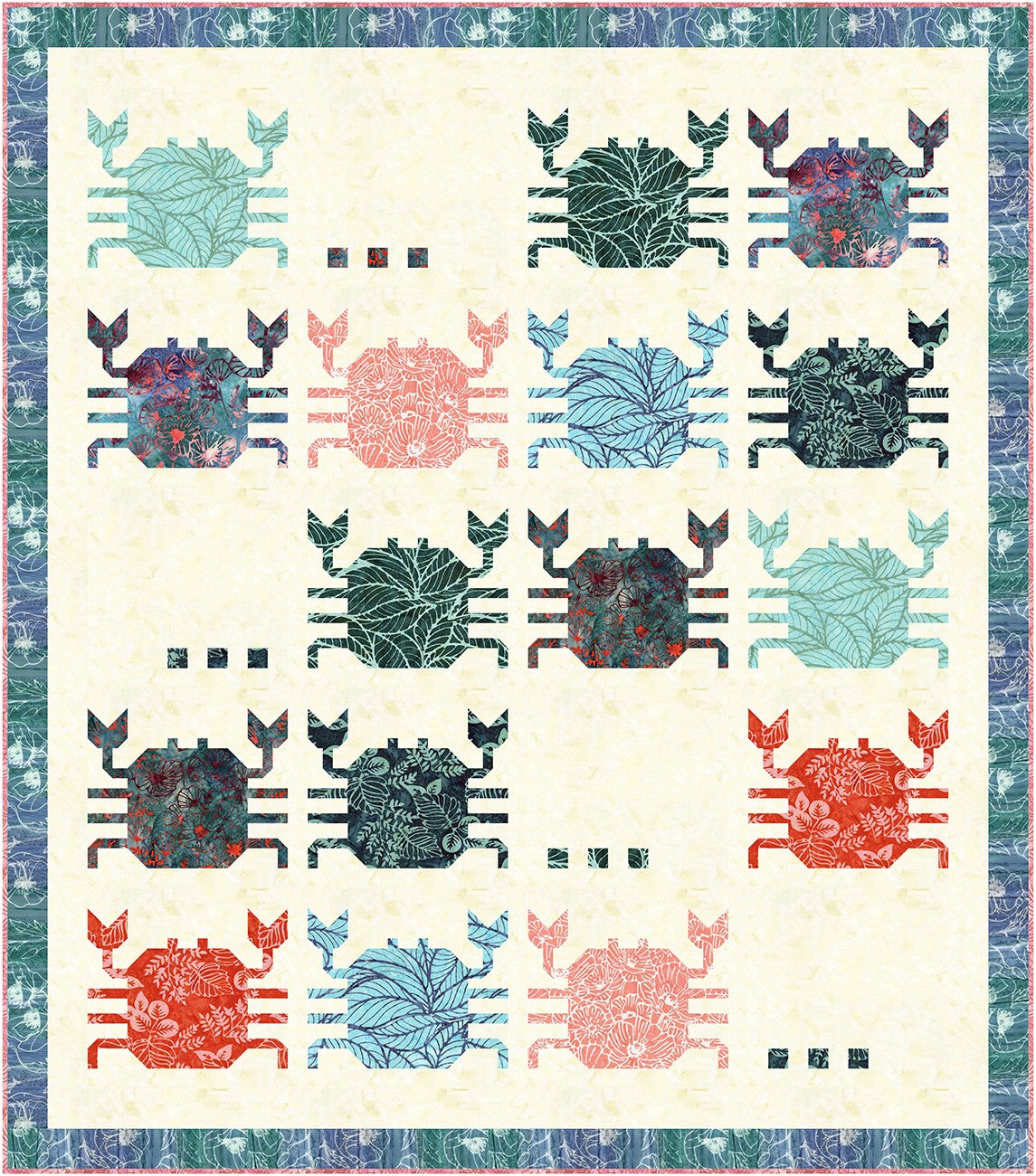 Poppy Seeds Feeling Crabby Quilt Kit