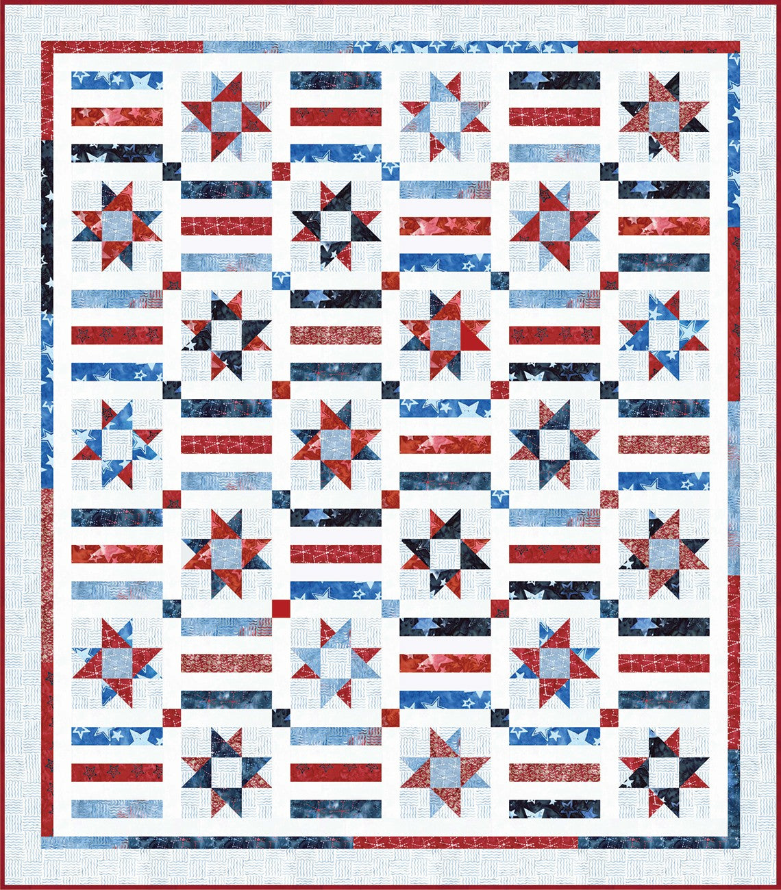 Stars and Stitches Company B Quilt Kit