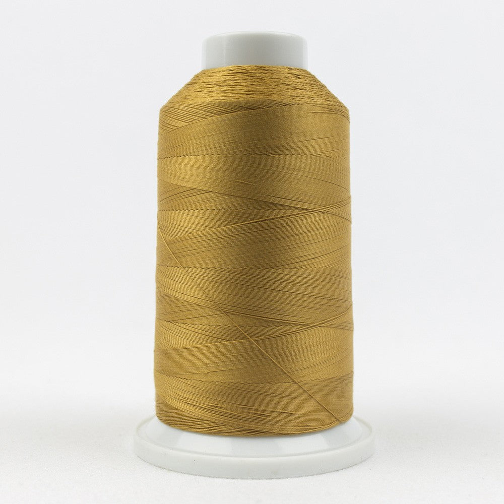 Konfetti Solid 50wt Cotton Thread 2286m Dark Gold