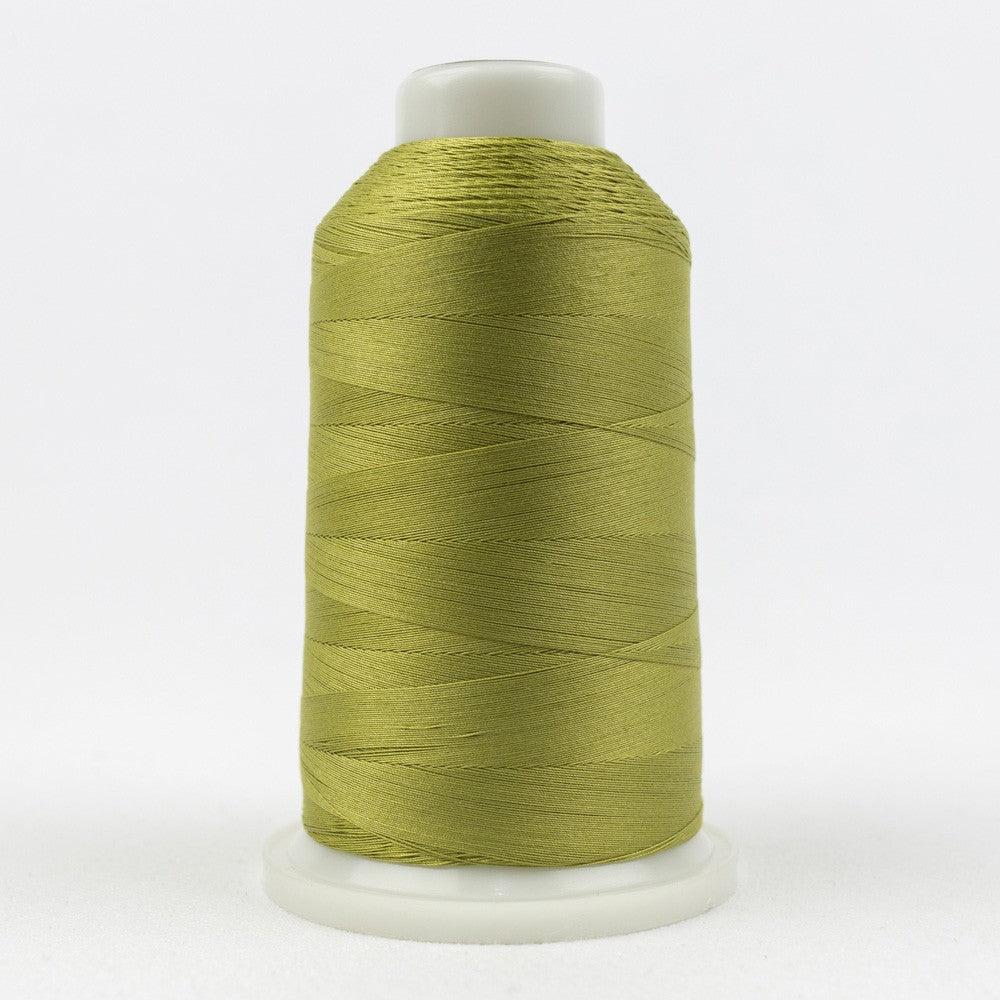 Konfetti Solid 50wt Cotton Thread 2286m Brass Green