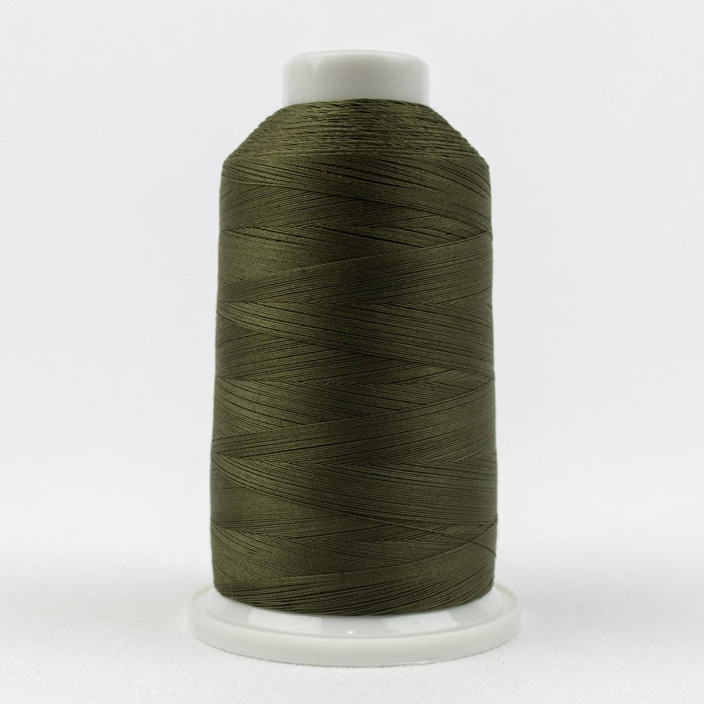 Konfetti Solid 50wt Cotton Thread 2286m Pine Green