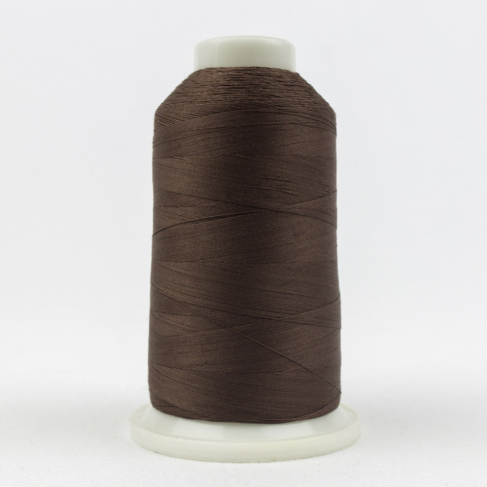 Konfetti Solid 50wt Cotton Thread 2286m Dark Brown