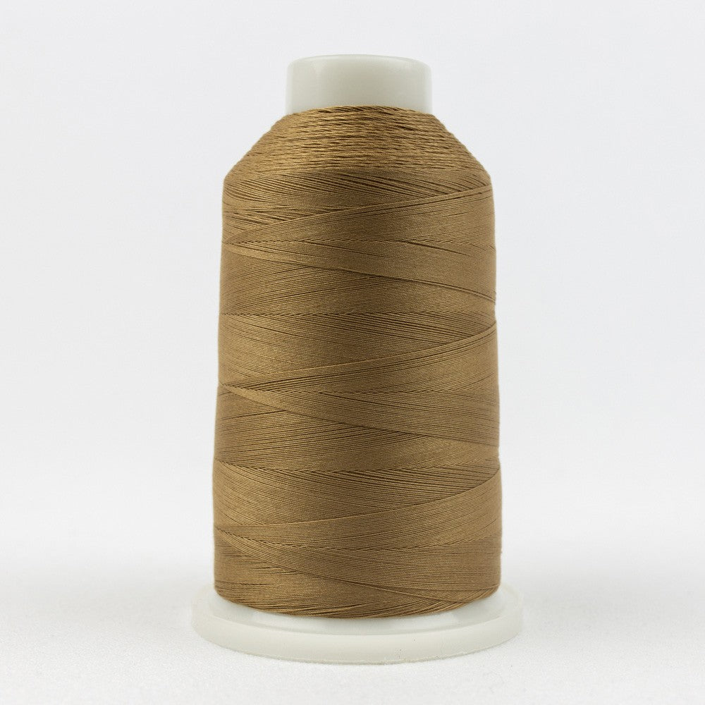 Konfetti Solid 50wt Cotton Thread 2286m Warm Brown