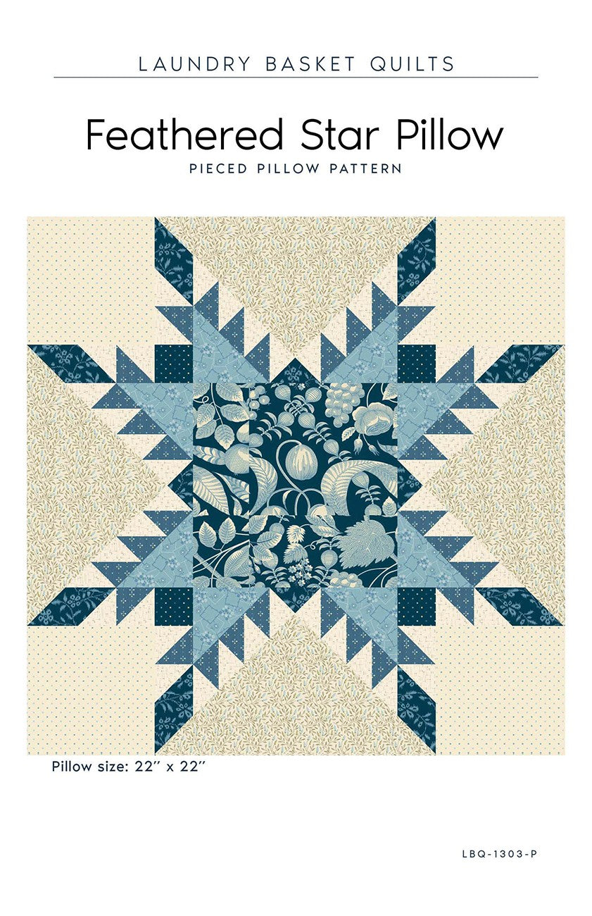 Feathered Star Pillow