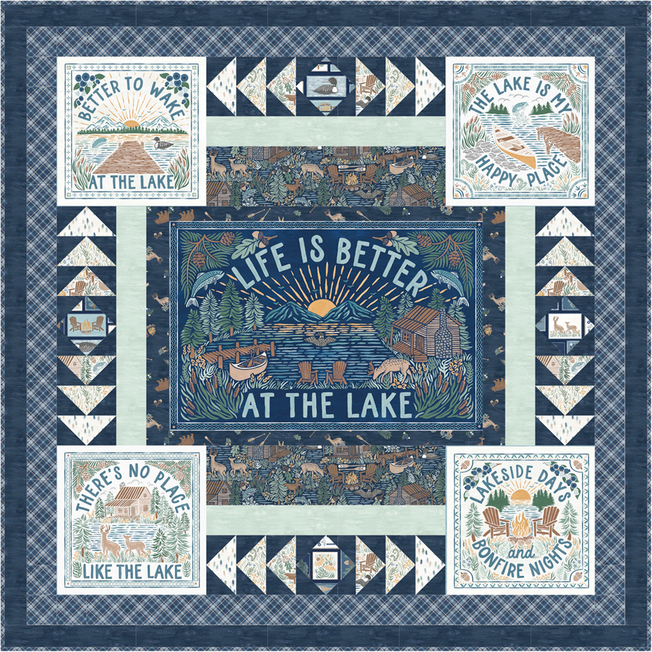Lakeside Days Quilt Top