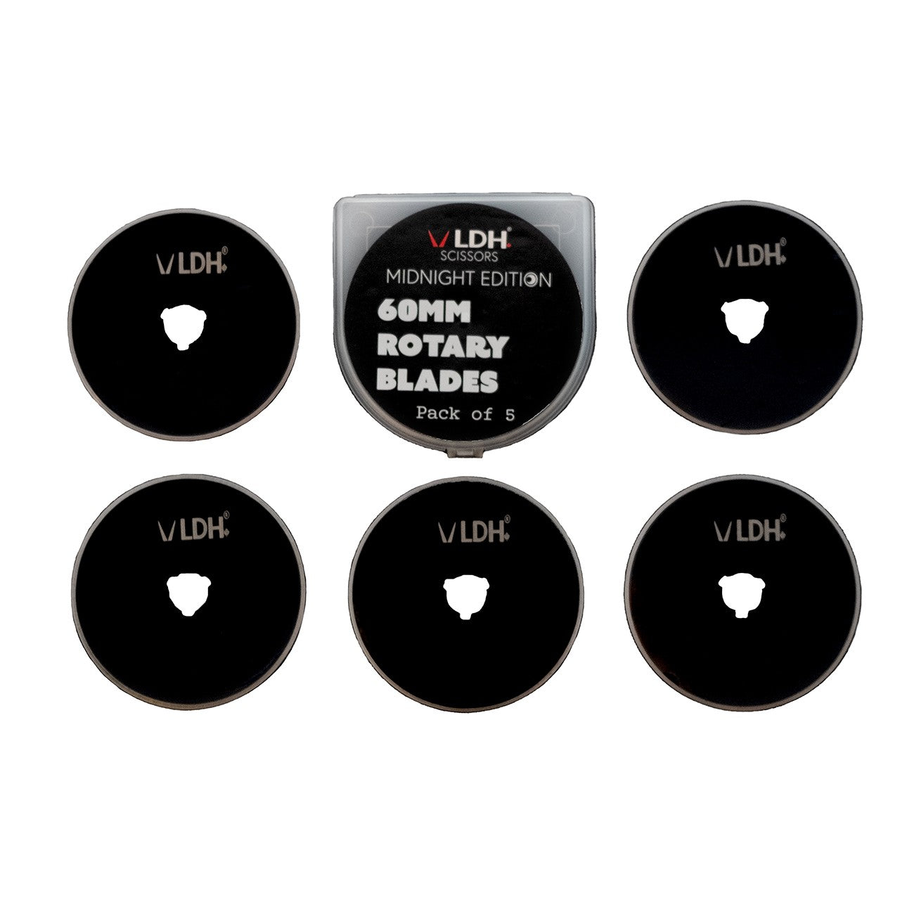 60mm Midnight Edition Rotary Blade 5pk