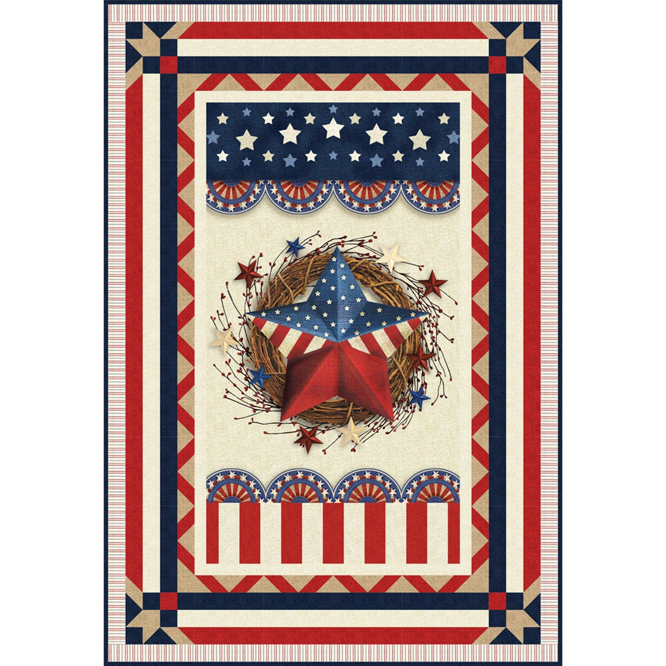 Love & Glory Quilt Top Panel