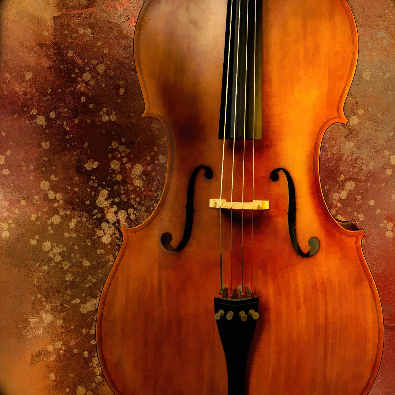Cello Panel 16.75in x 16.75in