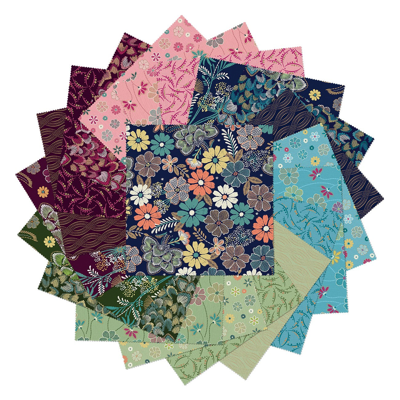 Majestic Garden 10in Squares