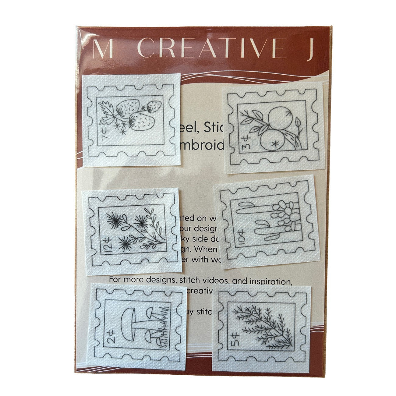 Botanical Stamps Stick & Stitch
