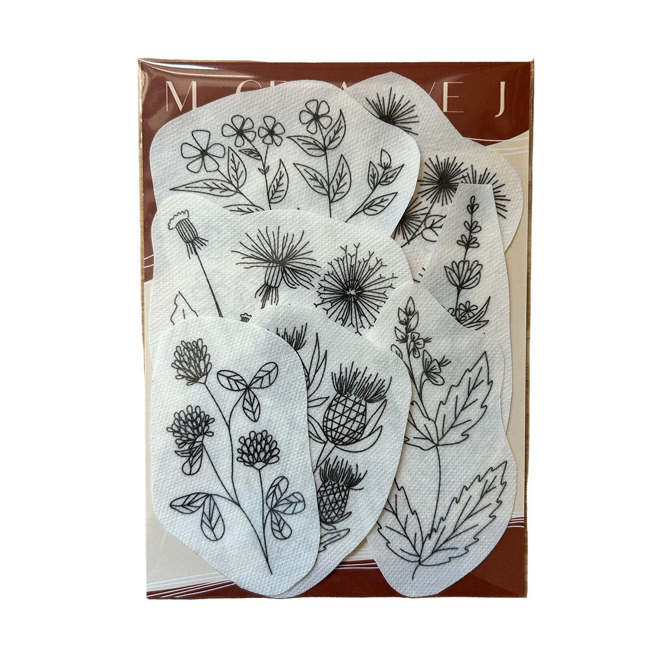 Unconventional Flowers Stick & Stitch