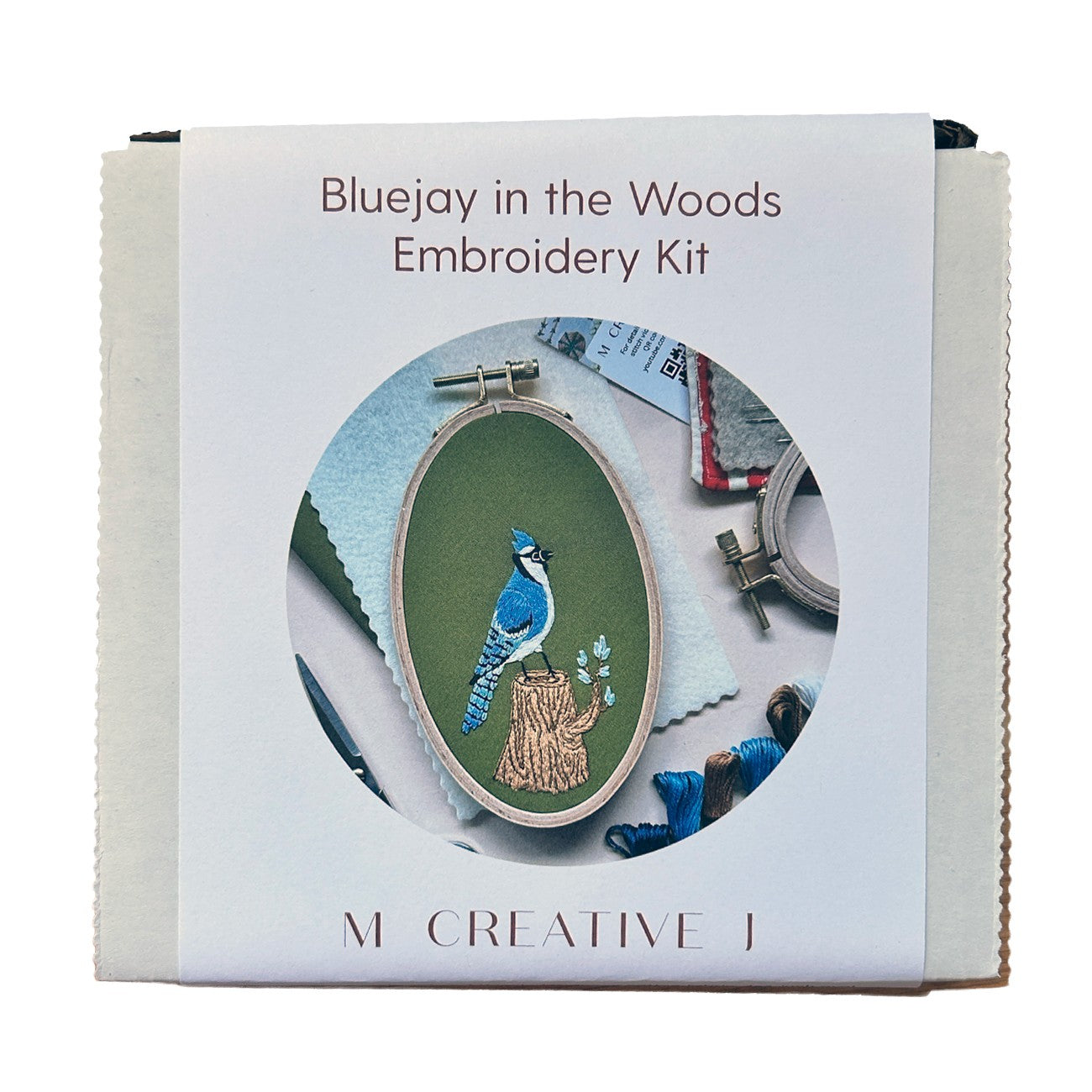 Bluejay in the Woods Embroidery Kit