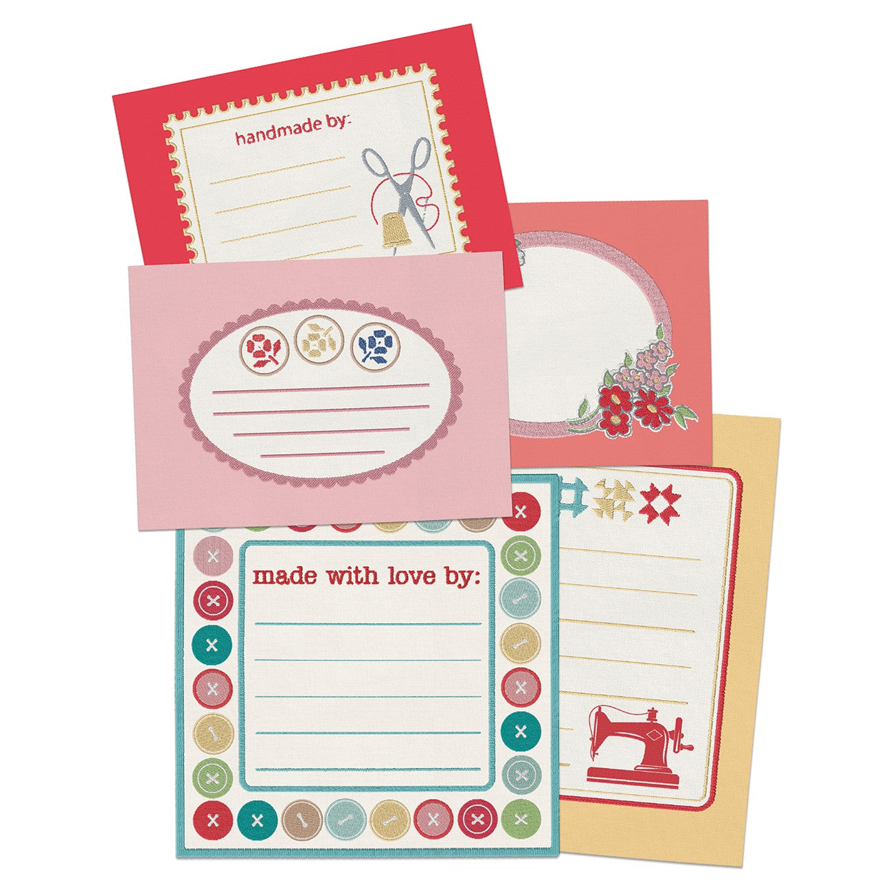 Machine Embroidery Cute Quilt Labels