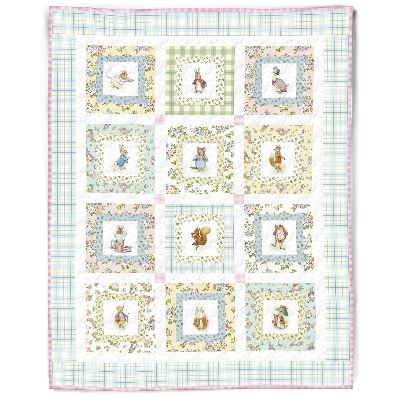 Machine Embroidery Peter Rabbit™ and Friends Quilt