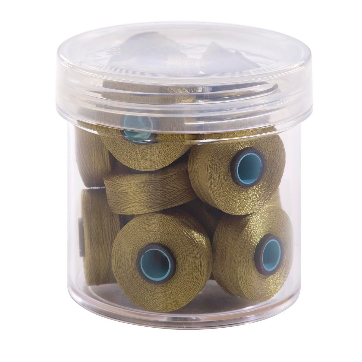 Magna-Glide Delights Style L 72yd Pre-wound Bobbins Light Olive 20 Per Jar