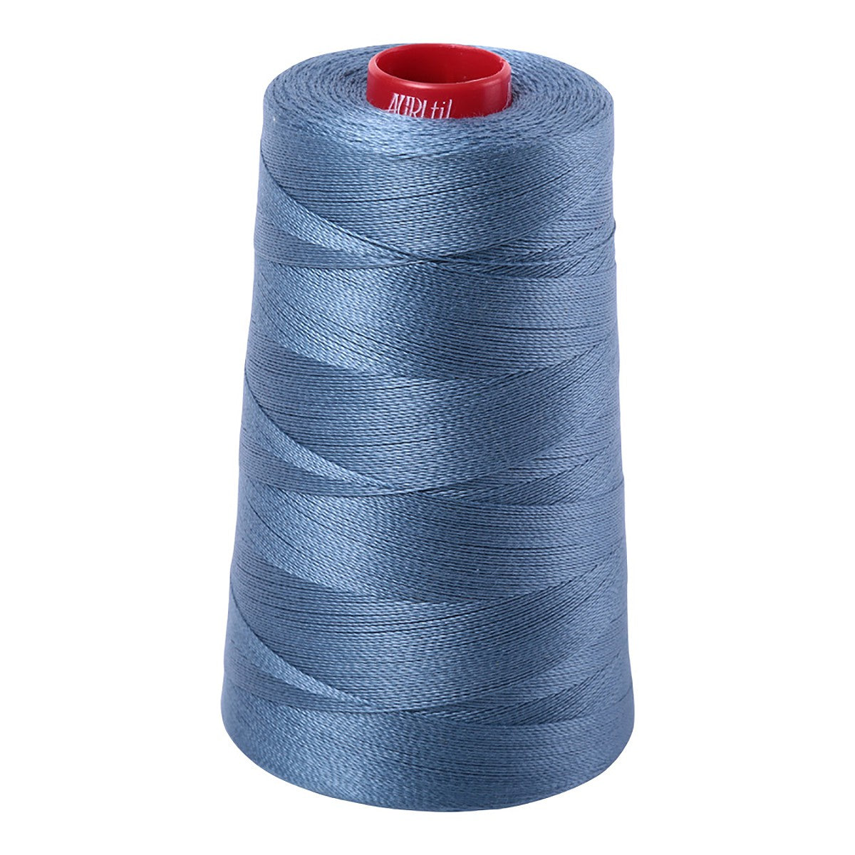 Mako Cotton Embroidery Thread 12wt 1931yds Blue Grey