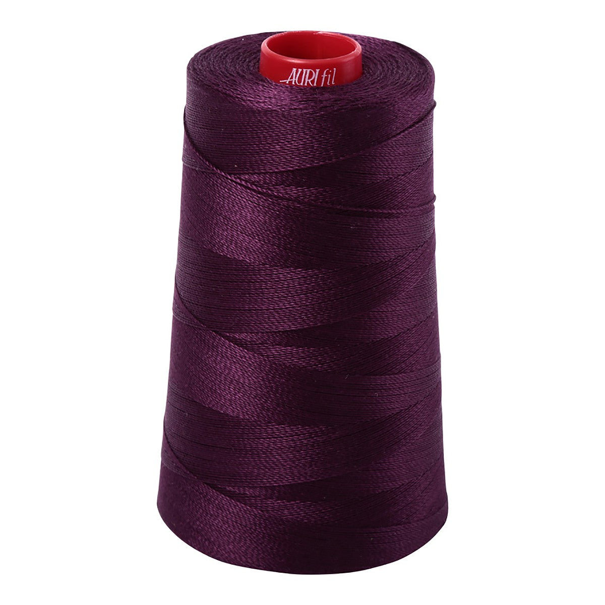Mako Cotton Embroidery Thread 12wt 1931yds Very Dark Eggplant