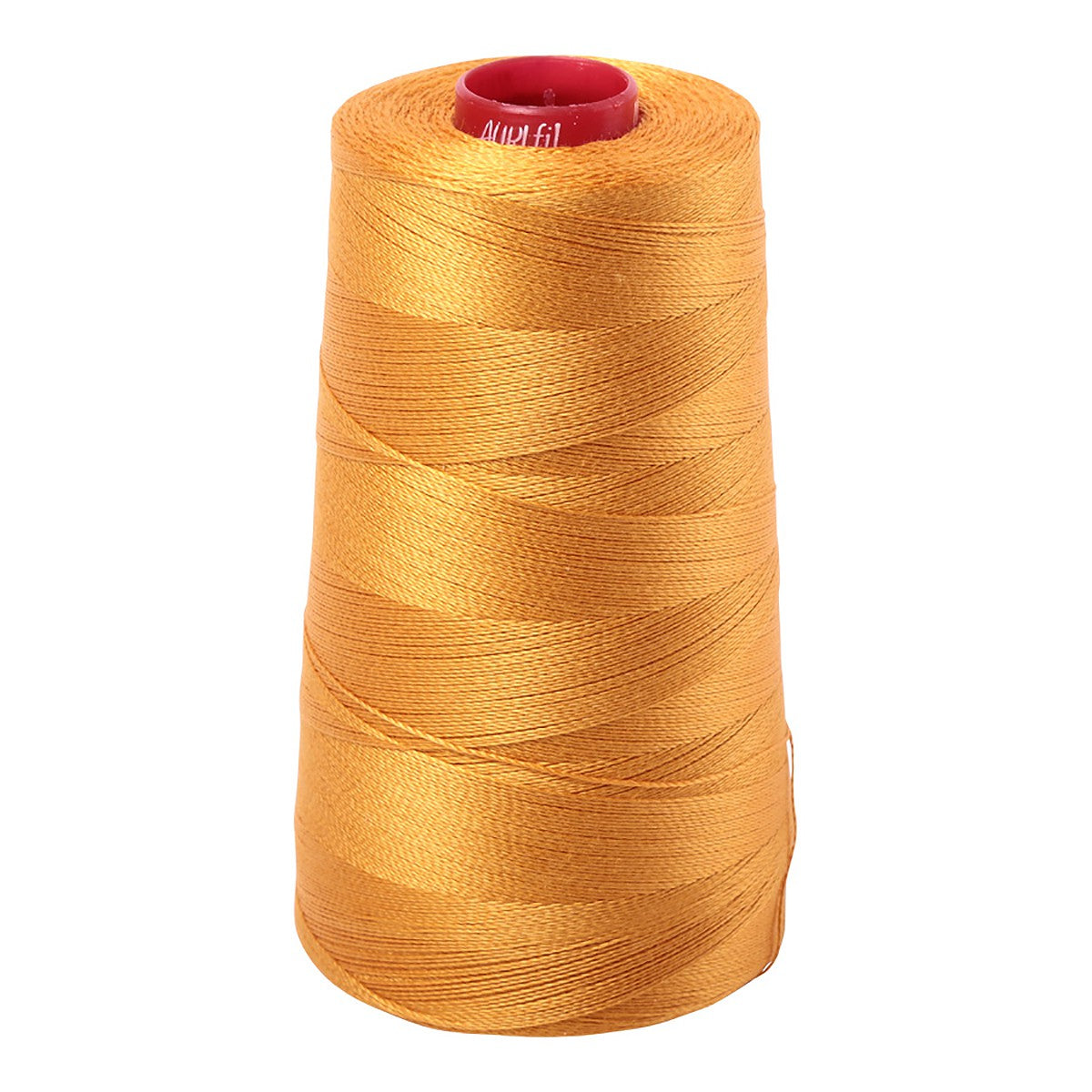 Mako Cotton Embroidery Thread 12wt 1931yds Orange Mustard