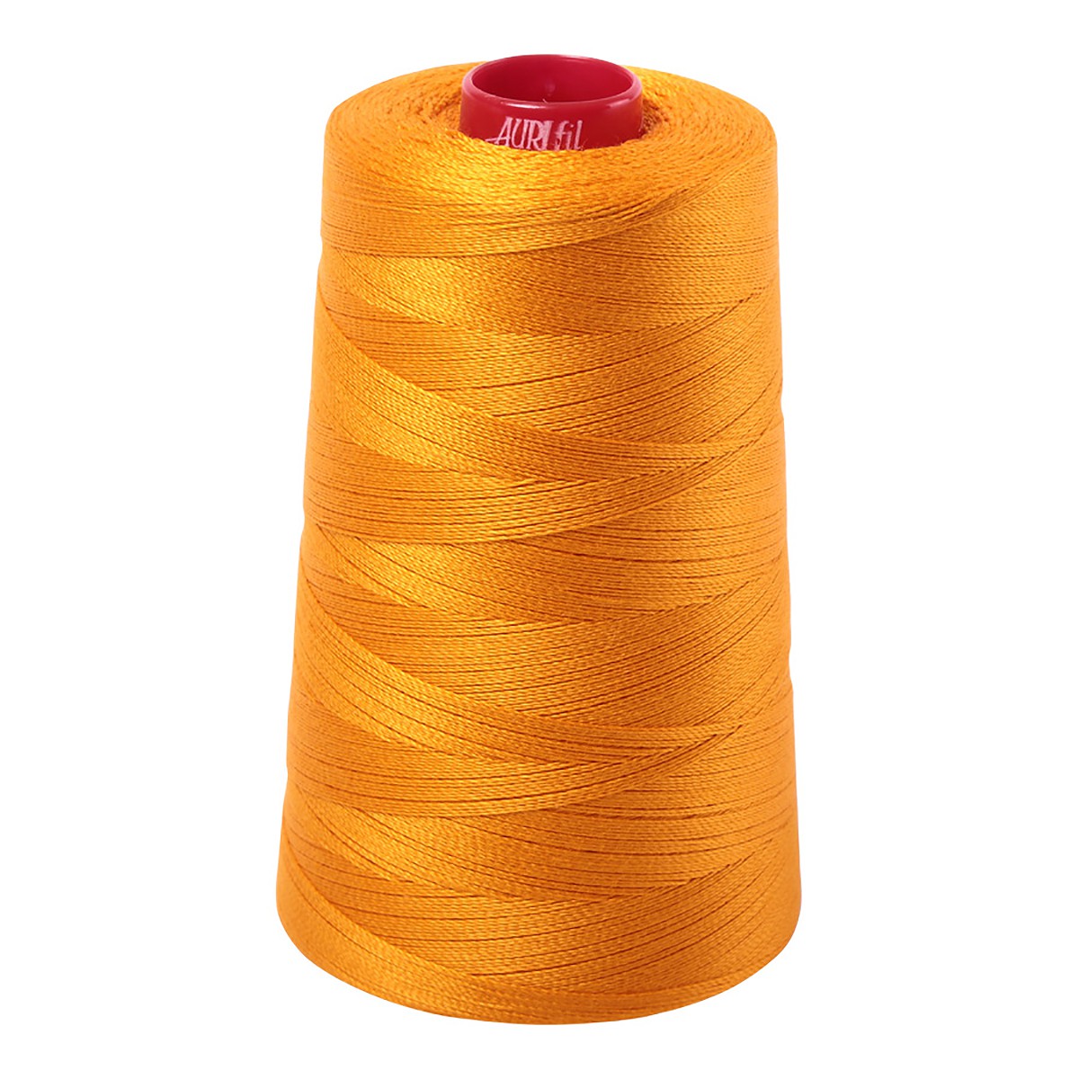 Mako Cotton Embroidery Thread 12wt 1931yds Yellow Orange