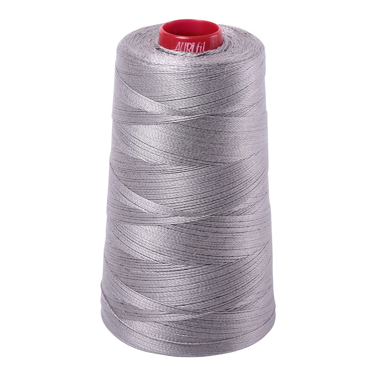 Mako Cotton Embroidery Thread Solid 12wt 1931yds Stainless Steel