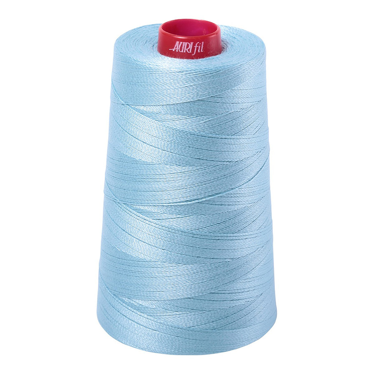 Mako Cotton Embroidery Thread 12wt 1931yds Light Grey Turquoise