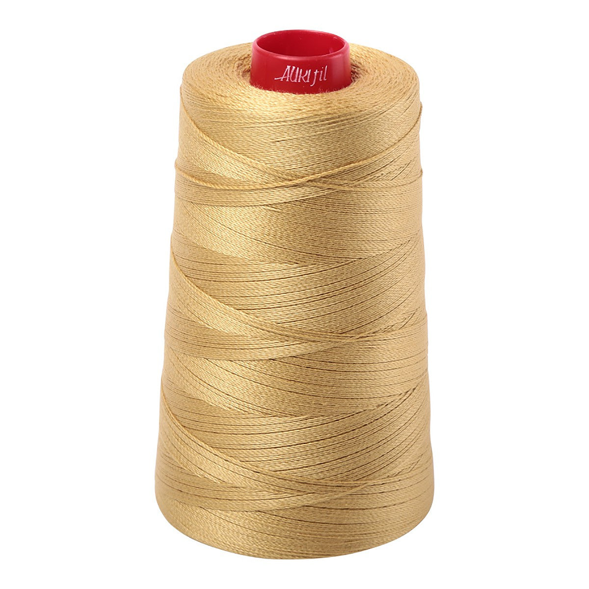 Mako Cotton Embroidery Thread 12wt 1931yds Light Brass