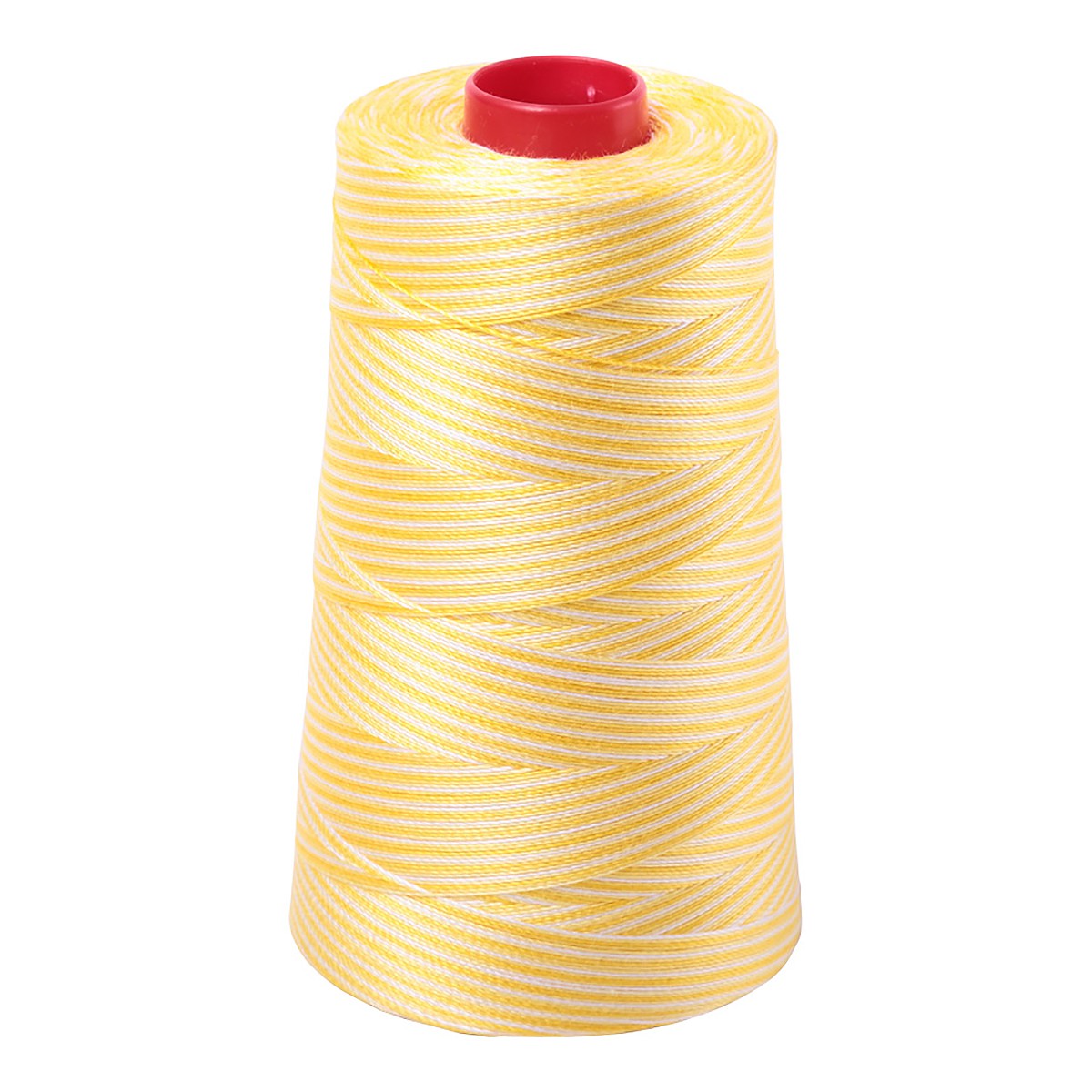 Mako Cotton Embroidery Thread 12wt 1931yd Variegated Lemon Ice