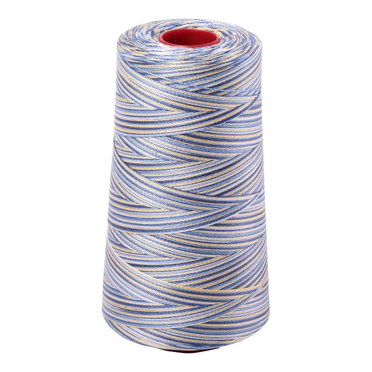 Mako Cotton Embroidery Thread 12wt 1931yd Variegated Lemon Blueberry