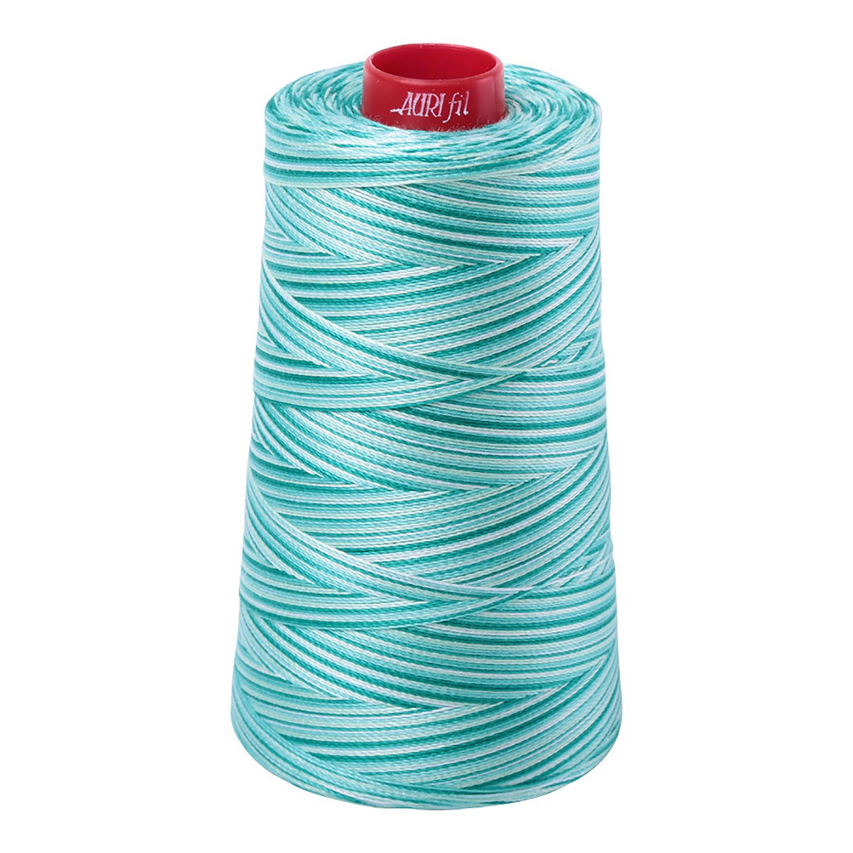 Mako Cotton Embroidery Thread 12wt 1931yd Variegated Turquoise Foam