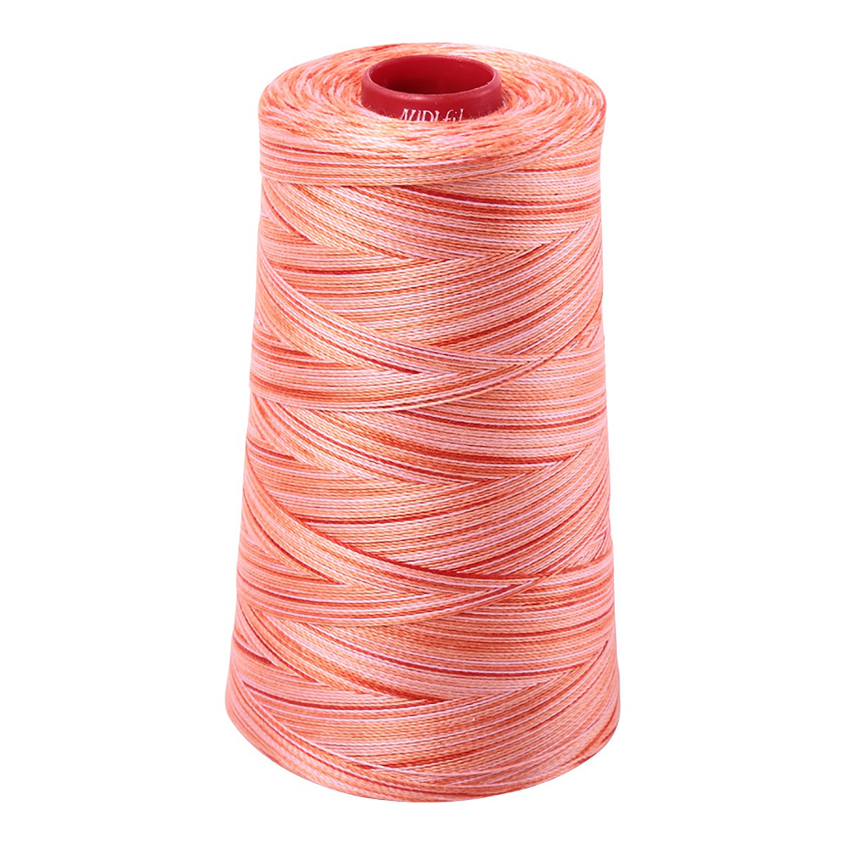 Mako Cotton Embroidery Thread 12wt 1931yd Variegated Mango Mist