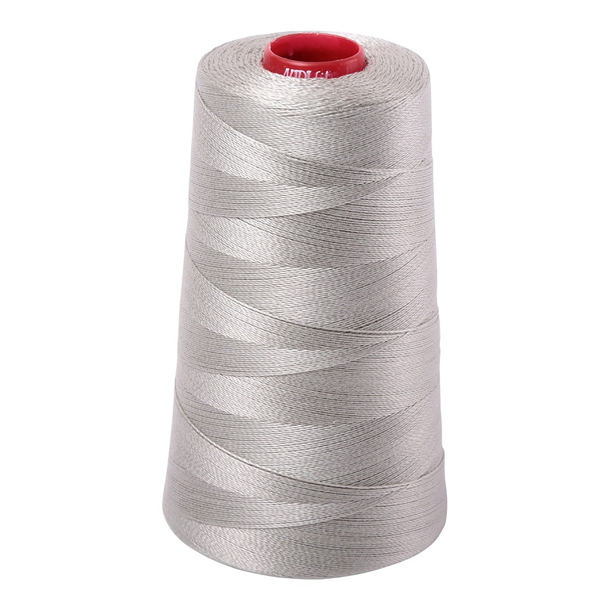 Mako Cotton Embroidery Thread 12wt 1931yds Light Grey