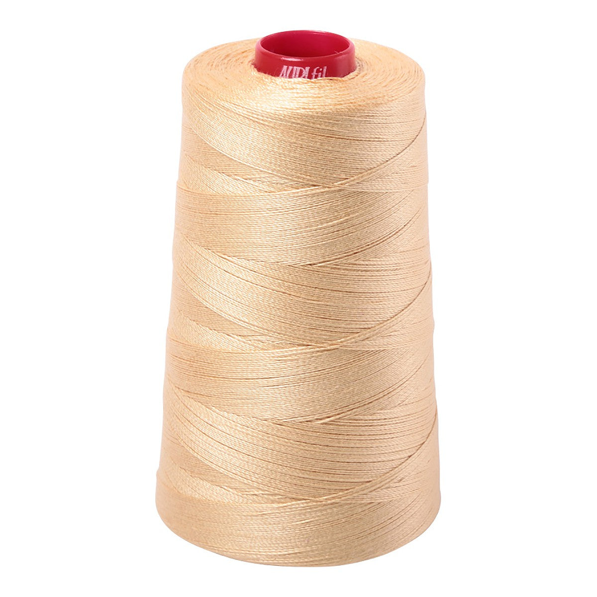 Mako Cotton Embroidery Thread Solid 12wt 1931yds Light Caramel