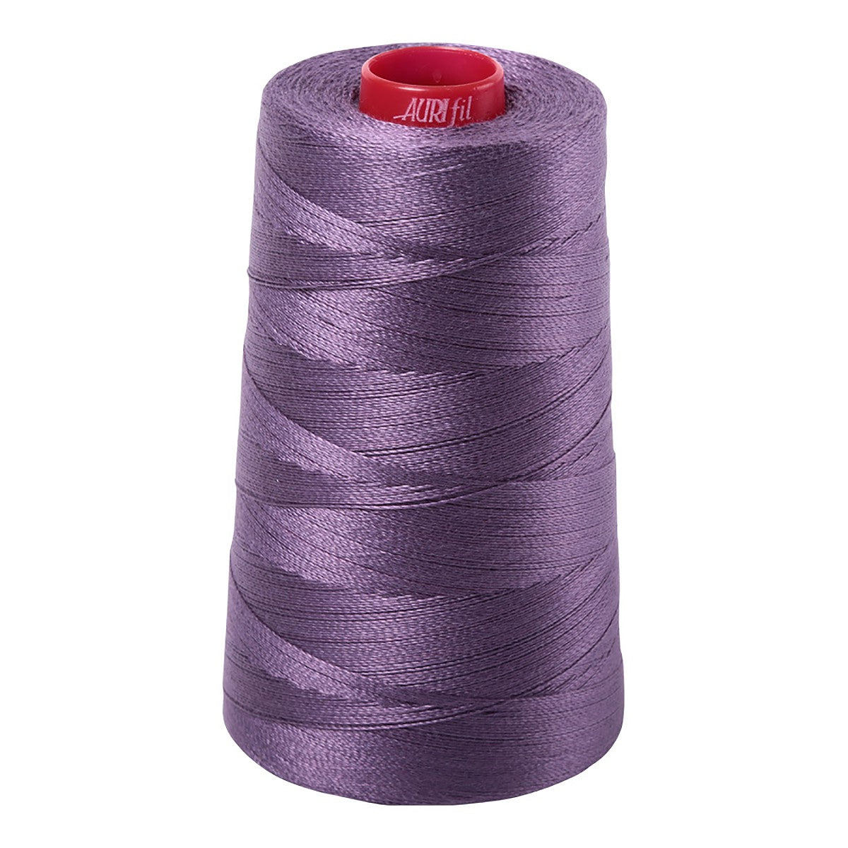 Mako Cotton Embroidery Thread Solid 12wt 1931yds Plumtastic