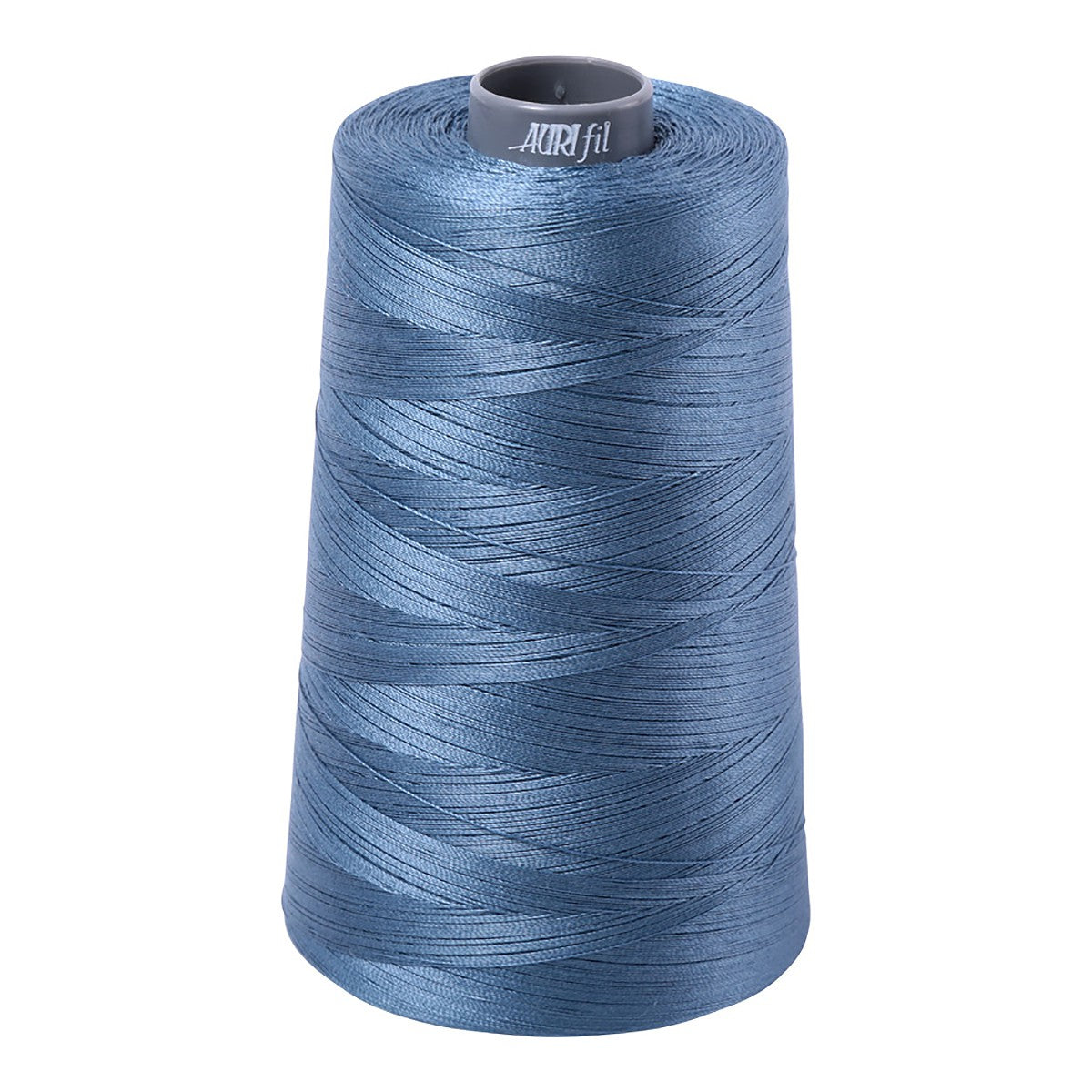 Mako Cotton Embroidery Thread 28wt 3609yds Blue Grey