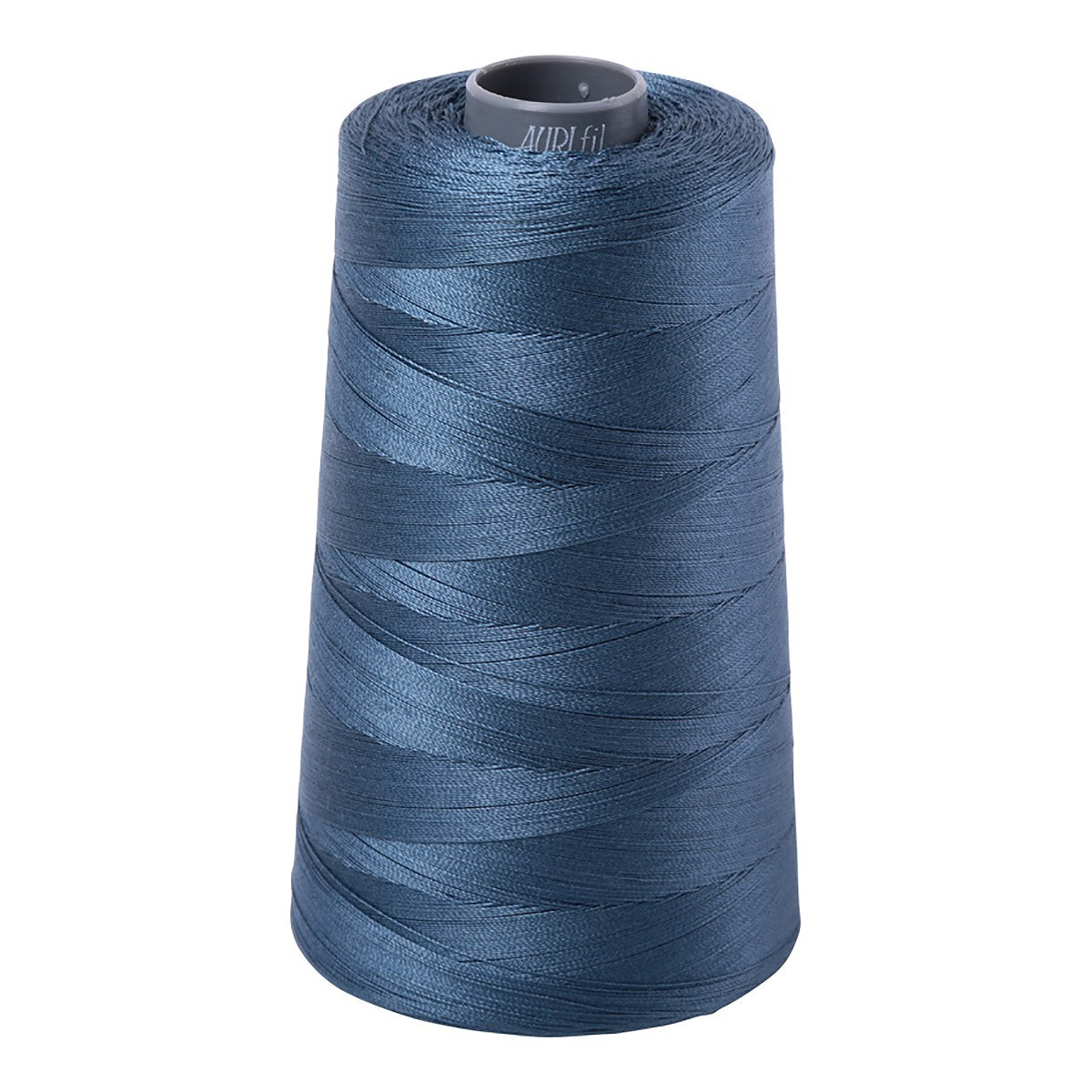 Mako Cotton Embroidery Thread 28wt 3609yds Medium Blue Grey