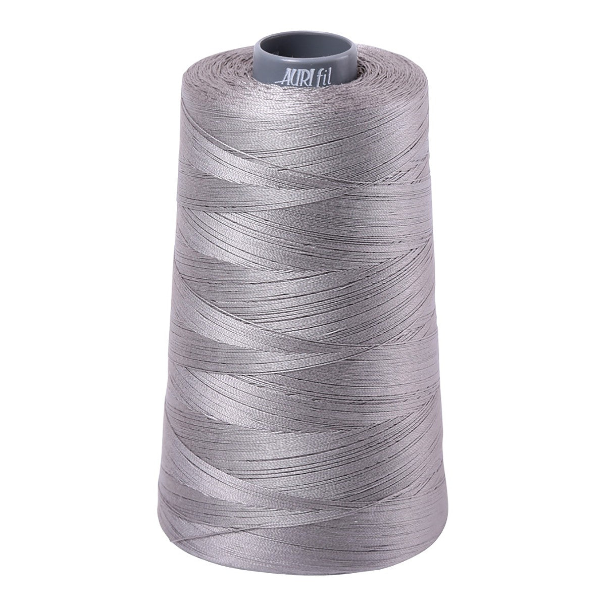Mako Cotton Embroidery Thread Solid 28wt 3609yds Stainless Steel